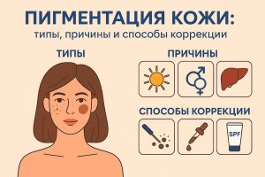 Пигментация кожи: типы, причины и способы коррекции