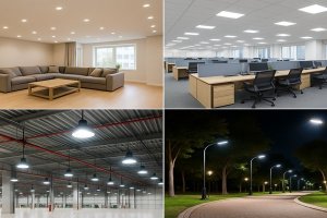 Современное светодиодное оборудование для организации внутреннего и наружного освещения