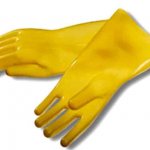 Seamless dielectric latex gloves