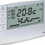 Digital room thermostat for heating boiler