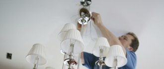 how to hang a chandelier on a concrete ceiling