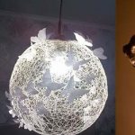 DIY chandelier: manufacturing methods, examples, photos