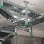 Installation of standard cable trays