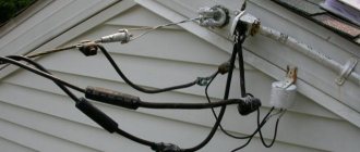 Installation of sip cable from pole to house