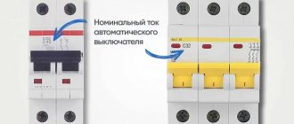 Rated current of the input circuit breaker picture