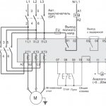 General connection diagram of the Prostar PRS2 soft starter