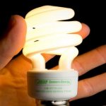 Why does the energy-saving light bulb blink when the light is on?