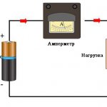 Подключение амперметра к электрической цепи схема