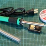 solders and fluxes for soldering with a soldering iron