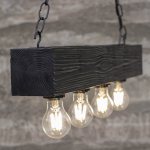 Homemade wooden lamps - detailed instructions