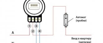 Electric meter connection diagram SO-505