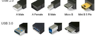 USB cable pinout diagram by color