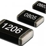 SMD resistors 1206, 0805, 0603 appearance.