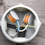 Connecting wires in a junction box