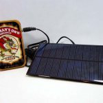 Universal homemade USB charging on solar panels