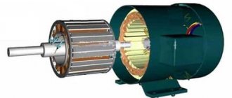 Design of an AC synchronous motor