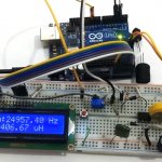 Appearance of a capacitance and inductance meter on Arduino