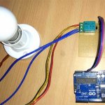 External view of connecting a relay to Arduino Uno